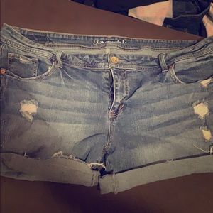 Comfy blue jeans shorts